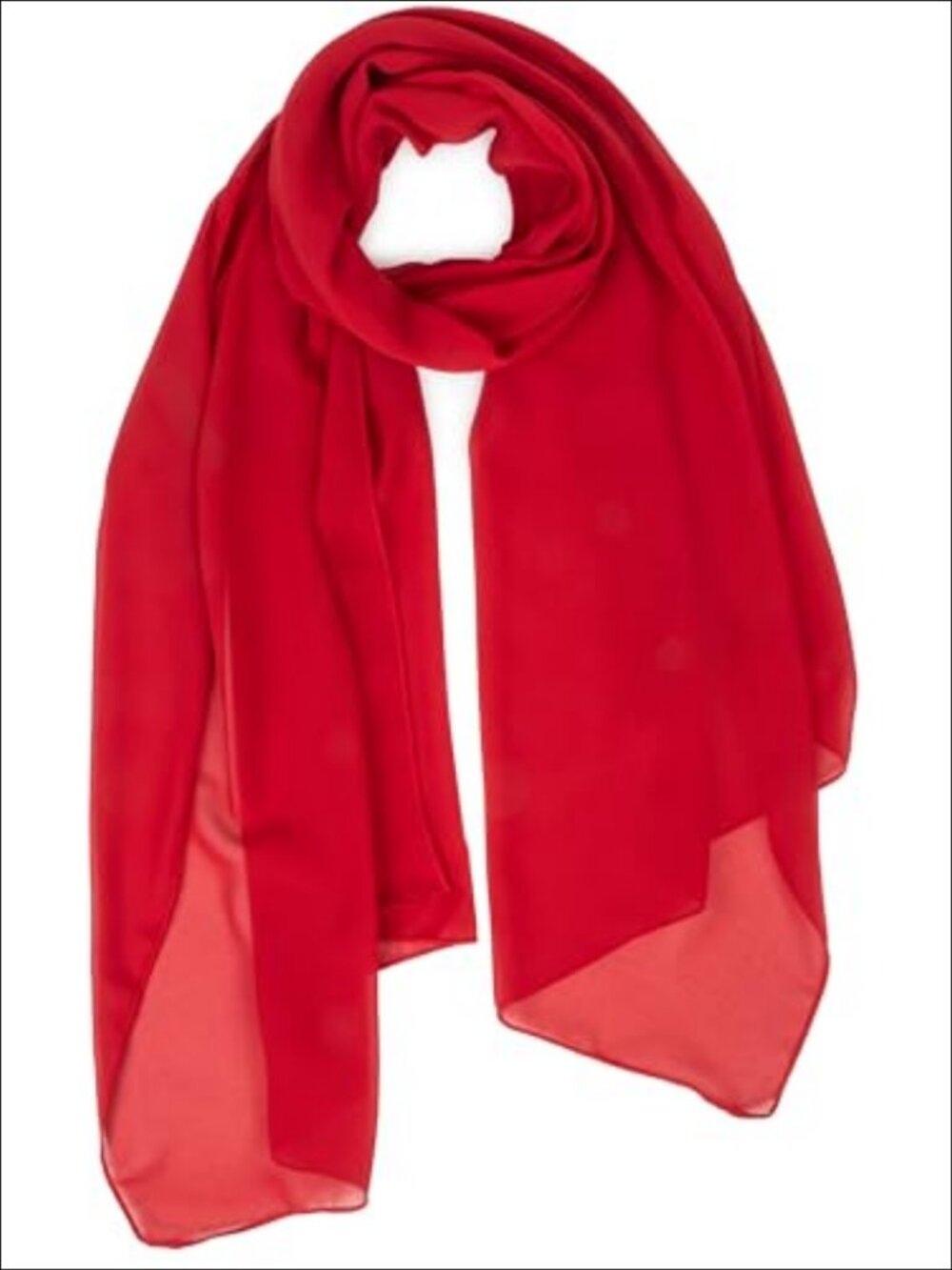 Chiffon Sheer Wrap Scarf Lightweight Silky Shawl for Wedding Evening